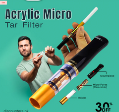 Acrylic Micro Tar Filter