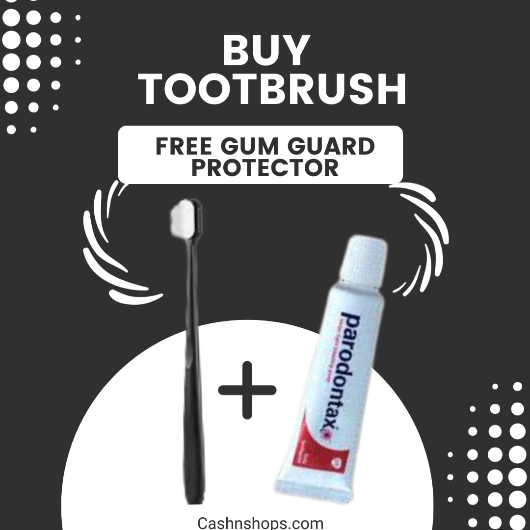 🦷Ultra Soft Toothbrush and get a free Gum Guard Toothpaste