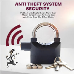 Anti Theft System Security Pad Lock